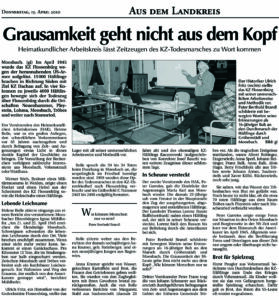 1945 - Todesmarsch der KZ-Häftlinge durch Moosbach